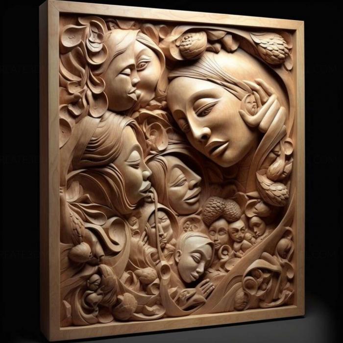 نموذج ثلاثي الأبعاد لآلة CNC 3D Art 